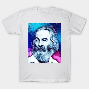 Walt Whitman Snowy Portrait | Walt Whitman Artwork 5 T-Shirt